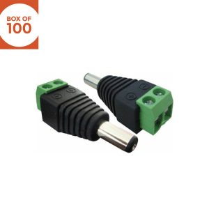 Βύσματα DC Αρσενικό σε Block 100 Τεμάχια