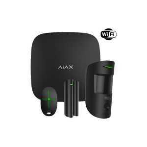 Ajax StarterKit Cam Plus ασύρματου συναγερμού Μαύρο