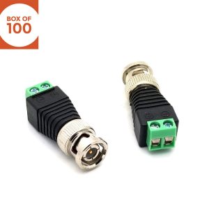 BNC Αρσενικό σε block 100 Τεμάχια MPN:DCS-CCTV-BNC-MALE-100